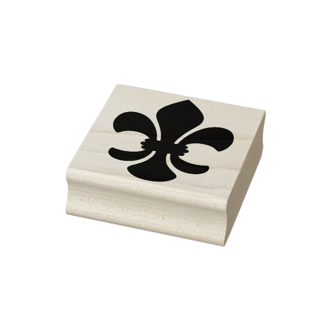 Skapa din egen djärva Fleur de Lis Stämpel (Stämpel)