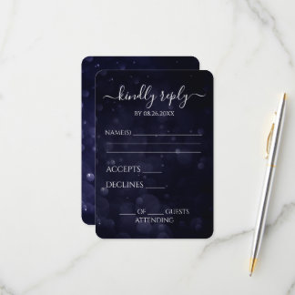 Skapa din egen djupblå bokeh Vatten OSA Kort