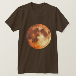 Skapa din egen dystra Orange Måne T Shirt