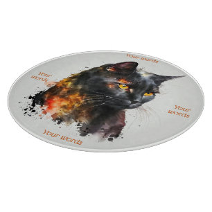 Skapa Din Egen Eldig Svart Katt