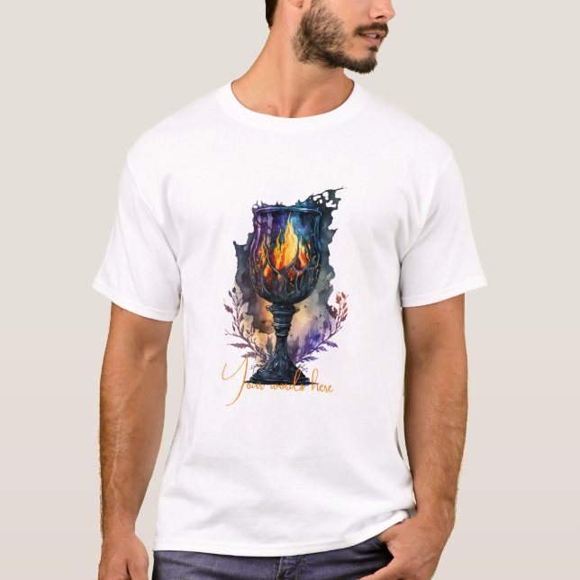 Skapa din egen eldkål t shirt (Framsida)