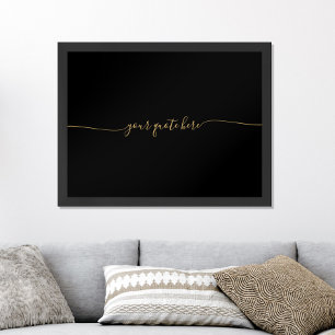 Skapa din egen Elegant-minimalistcitat för Anpassn Poster