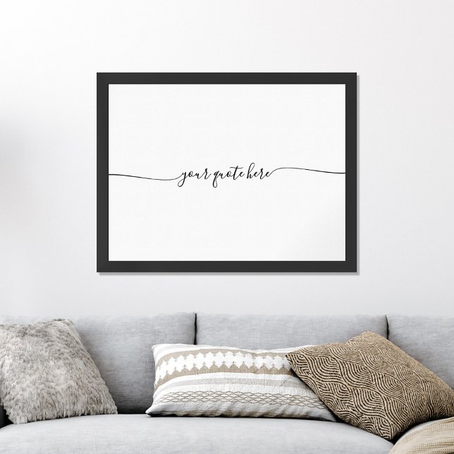 Skapa din egen Elegant-minimalistcitat för Anpassn Poster (Skapare uppladdad)