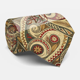Skapa din egen eleganta tribal festliga högtid slips