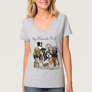 Skapa din egen eller inte Mall Glad hundflock T Shirt