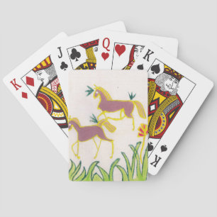 Skapa Din Egen Enhörning Flora Kraft Söt Estetik Casinokort
