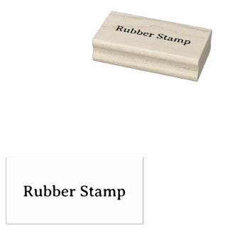 Skapa din egen enkla anpassade 1,5" x 3" stämpel