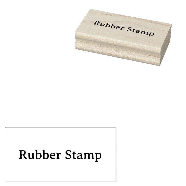 Skapa din egen enkla anpassade 1,5" x 3" stämpel (Stämplad)