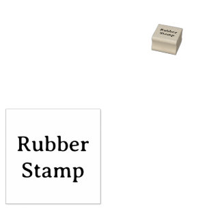 Skapa Din Egen Enkla Anpassade 1" x 1" Gummi Stämpel
