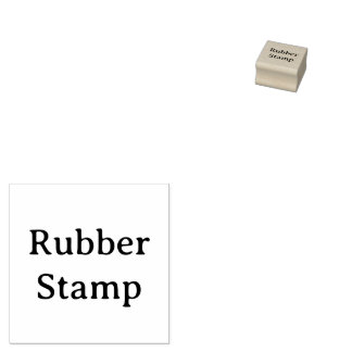 Skapa Din Egen Enkla Anpassade 1" x 1" Gummi Stämpel