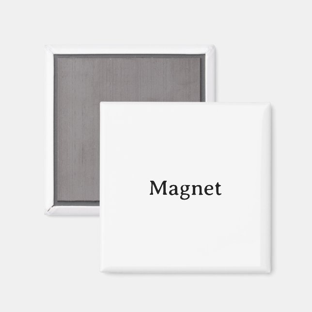 Skapa din egen enkla anpassade 2 tums fyrkant magnet (Front/Back)