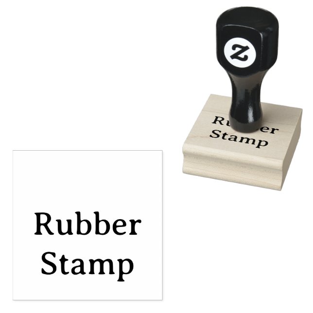 Skapa din egen enkla anpassade 2" x 2" stämpel (Stämplad)