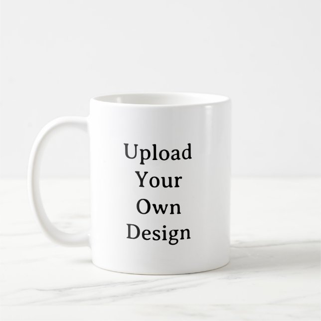 Skapa din egen enkla anpassade 310g kaffemugg (Vänster)