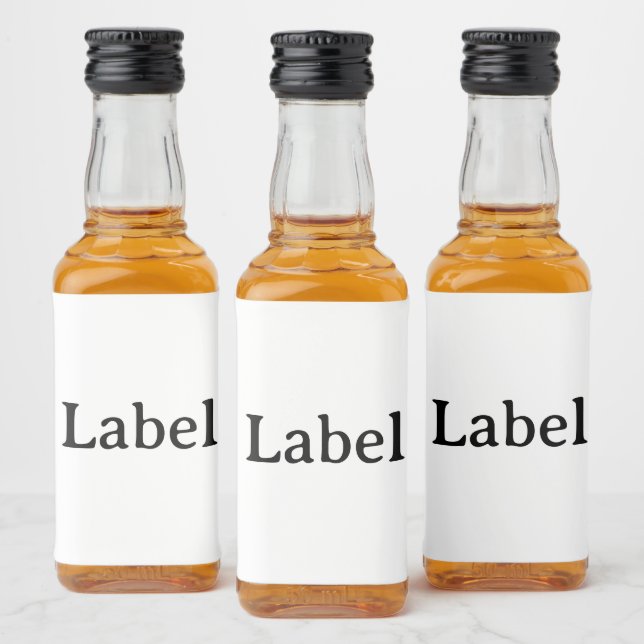 Skapa din egen enkla anpassade 3" x 2" Mini  Spritflaskor Etikett (Flaskor)