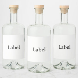 Skapa din egen enkla anpassade 4" x 3.5" spritflaskor etikett