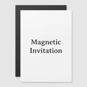 Skapa din egen enkla anpassade 5" x 7" magnetisk inbjudningskort