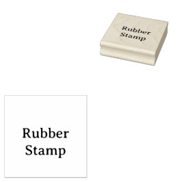 Skapa din egen enkla anpassade 6,4 cm x 6,4 cm stämpel