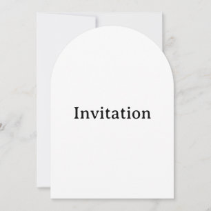 Skapa Din Egen Enkla Anpassade Båge 5" x 7" Inbjudningar