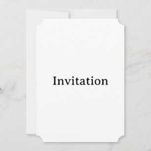 Skapa din egen enkla anpassade biljett 5" x 7" inbjudningar