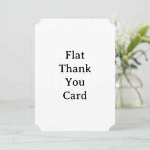 Skapa din egen enkla anpassade biljett 5" x 7" tack kort