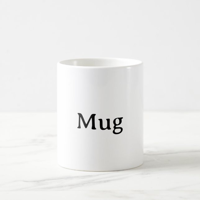 Skapa Din Egen Enkla Anpassade Klassiker Kaffemugg (Center)