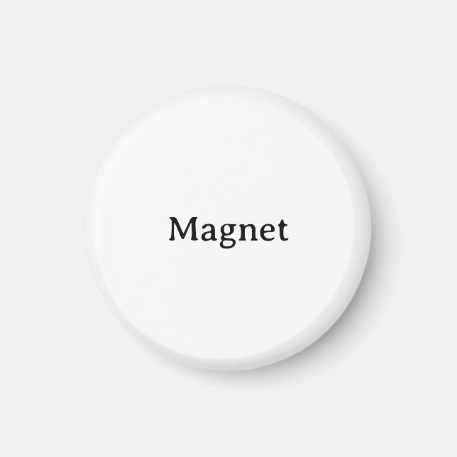Skapa din egen enkla anpassade lilla 1¼ tum cirkel magnet (Framsidan)