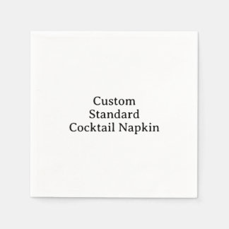 Skapa din egen enkla anpassade Standard Cocktail Pappersservett