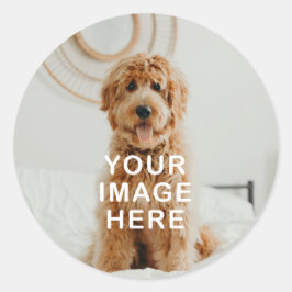 Skapa din egen enkla bild/fotografi runt klistermärke