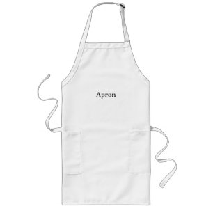 Skapa din egen enkla design långt förkläde