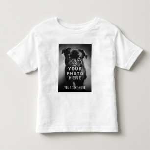 Skapa Din Egen Enkla Enstaka Bild & Anpassad Text T Shirt