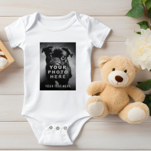 Skapa Din Egen Enkla Enstaka Bild & Anpassad Text T Shirt