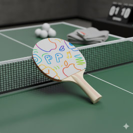 Skapa Din Egen Enkla Personliga Trendiga Pingisracket