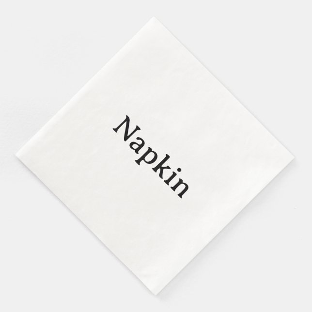 Skapa din egen enkla standardmiddagspapper pappersservett (Hörn)