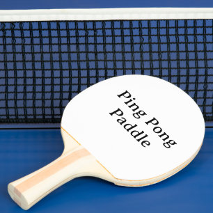 Skapa din egen enkla svarta gummi 6"x6,25" pingisracket