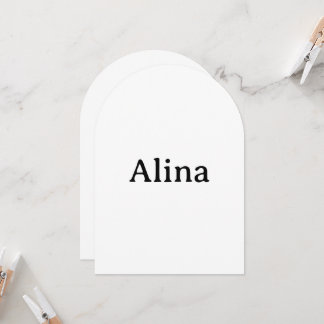 Skapa Din Egen Enkla Varumärkesbåge 5" x 7" Inbjudningar