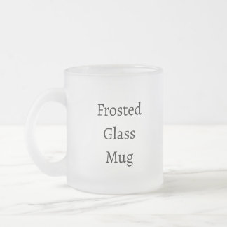 Skapa Din Egen Enkla Varumärkesreklam Frostad Glasmugg
