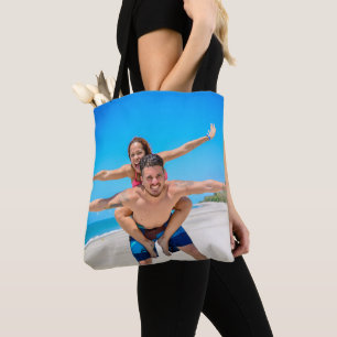 Skapa din egen enstaka fototobag tygkasse