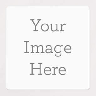 Skapa din egen etikett med stor vattentät fyrkants