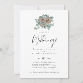 Skapa din egen eukalyptus Greenery Bröllop