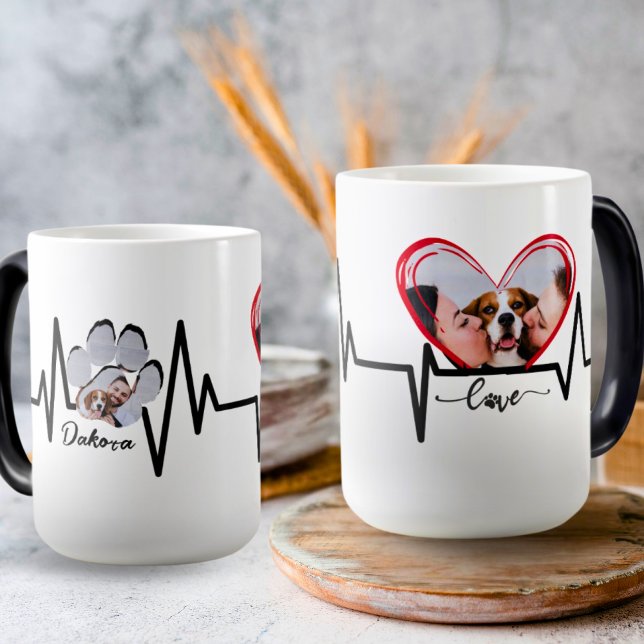 Skapa din egen familj Pet Selfie Mugg, 11 oz Magisk Mugg (Skapare uppladdad)