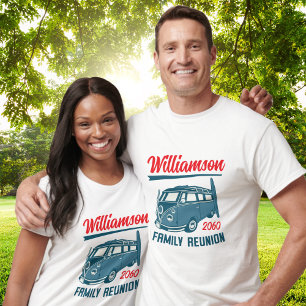 Skapa din egen familjeåterförening för Retro T Shirt