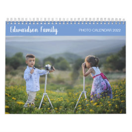 Skapa din egen familjefollskapalender för unikt år kalender