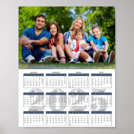 Skapa din egen familjefoto 2025 Affischkalender Poster