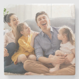 Skapa din egen familjefoto anpassad bild stenunderlägg