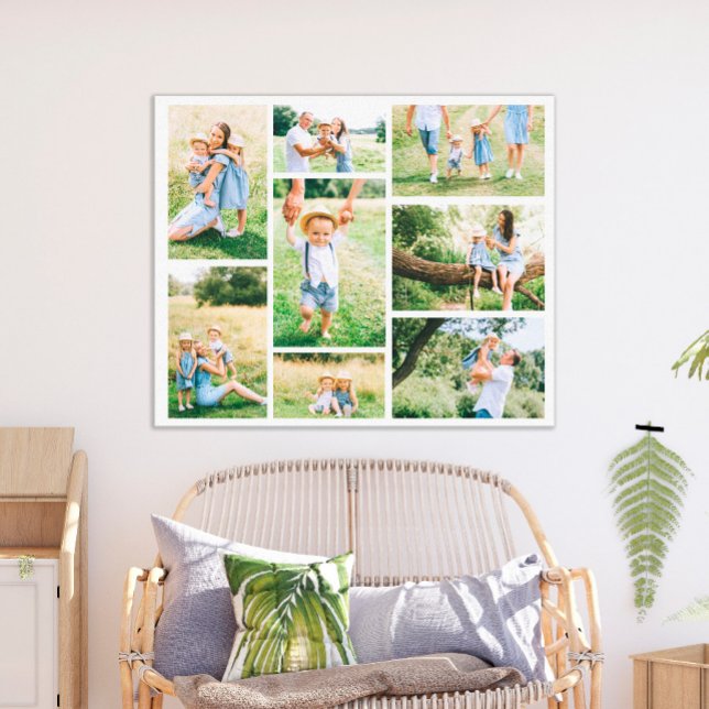Skapa din egen familjefotocollage med 8 bilder (Skapare uppladdad)