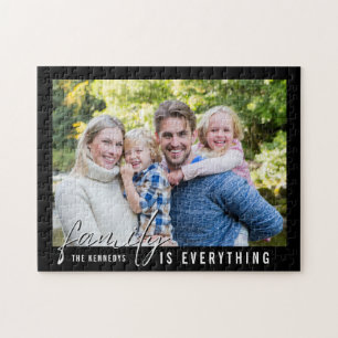 Skapa din egen familjefotoffert för Namn Helgdag Pussel