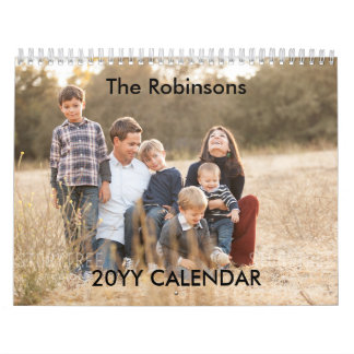 Skapa din egen familjefotokalender kalender