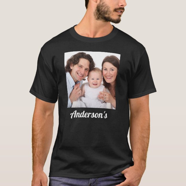 Skapa din egen familjs fotot-Shirt T Shirt (Framsida)
