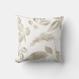 Skapa din egen Färg Byt Guld-blomma Kudde