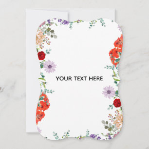 Skapa din egen färgglada blomsterkant spara datumet